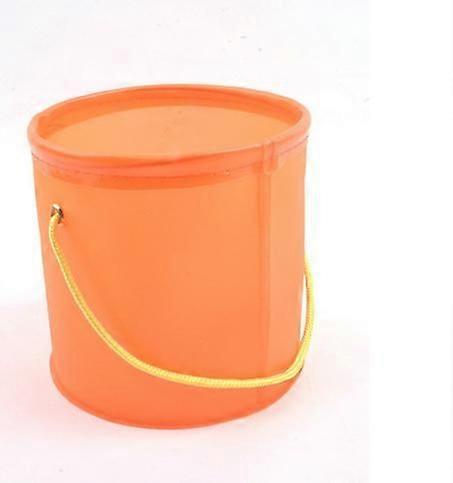 Eva Fishing Bucket: Foldable Bait Container With Rope Handle And Net - Lightweight Outdoor Water Bucket For Camping Fishing