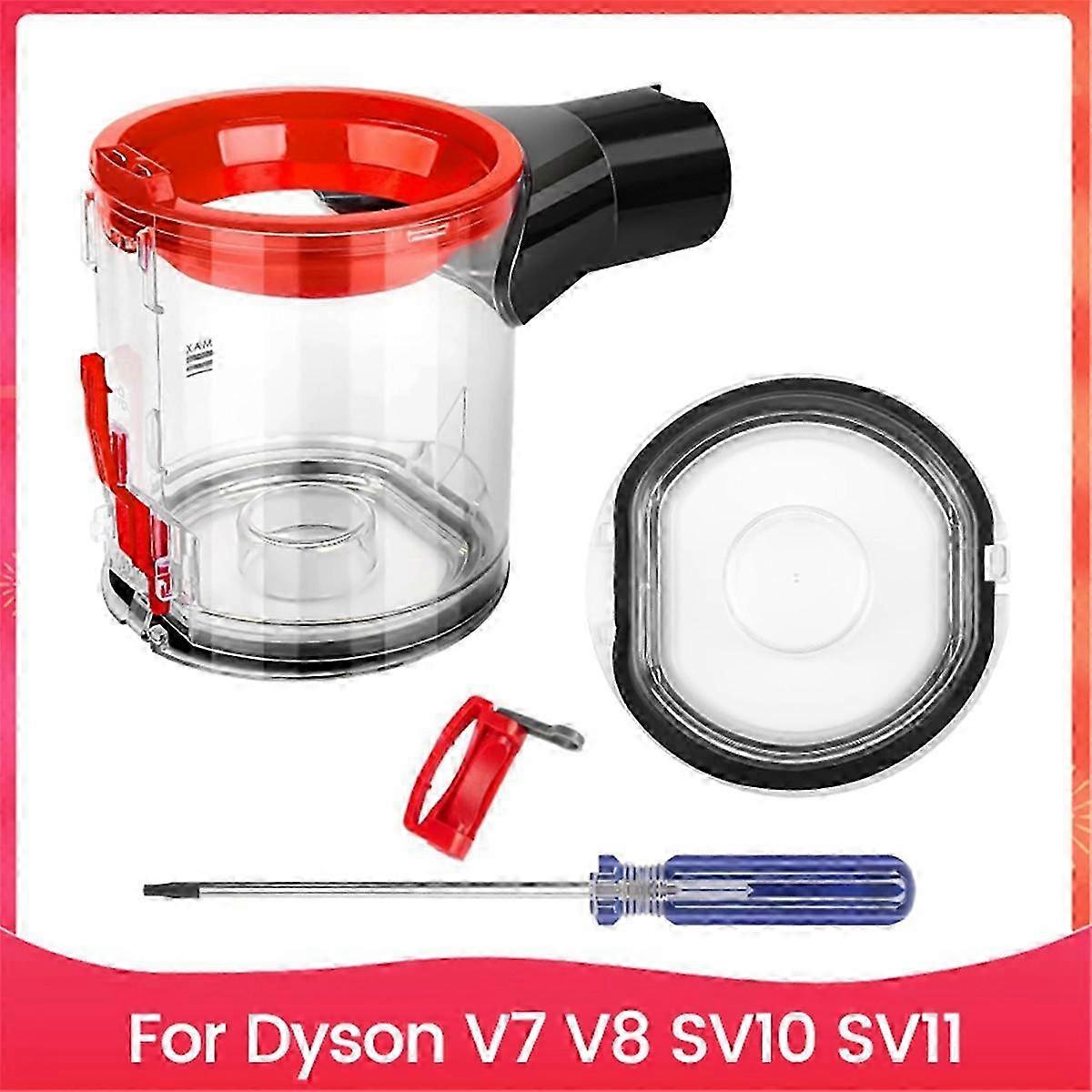 Dust Container for Dyson V7 V8 SV10 SV11 Dust Container Waste Container Vacuum Cleaner Replacement PAs Shown SZRH A-C