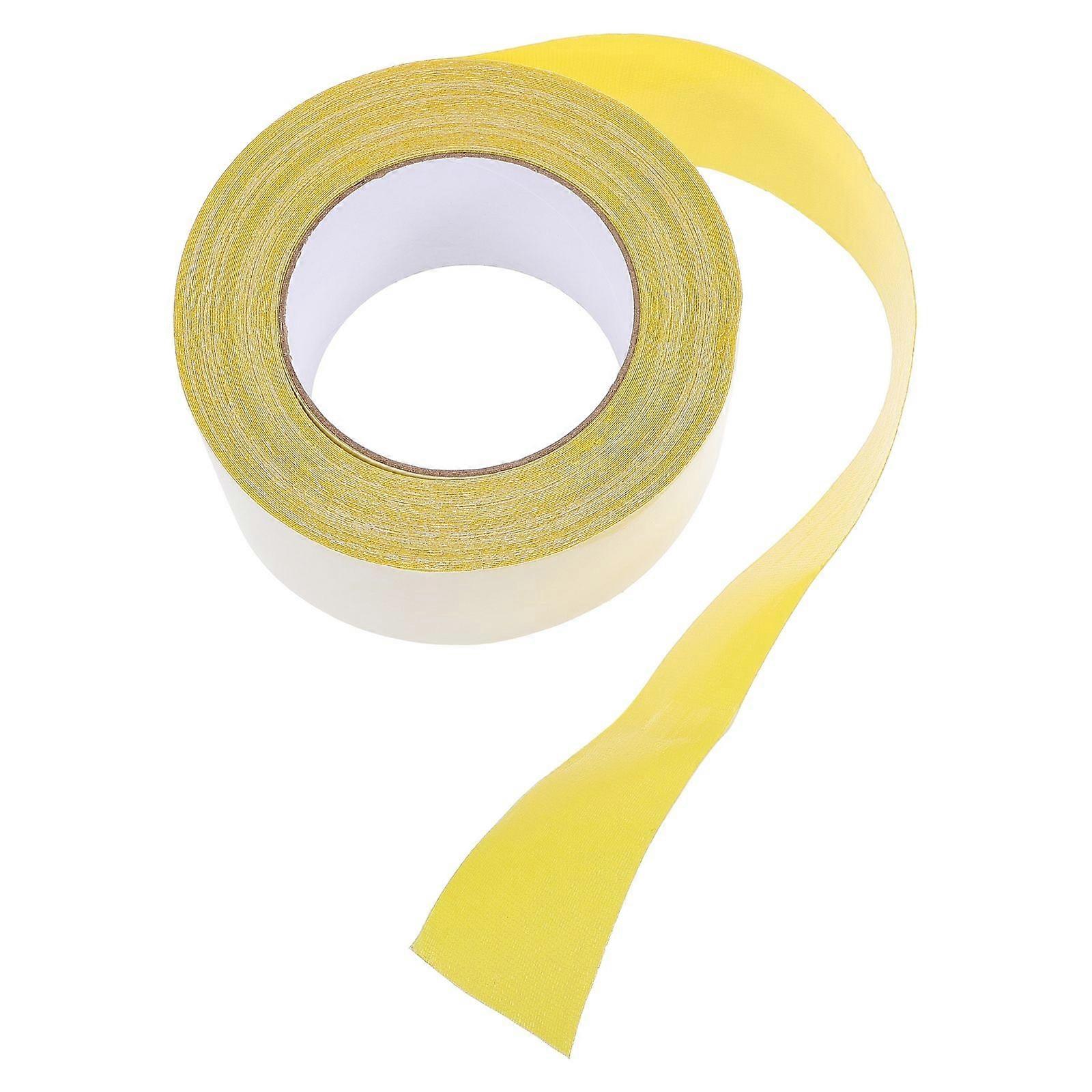 Yellow Strong Adhesive Cloth Duct Tape for Carpet Seams and Heavy Packaging 1 Roll