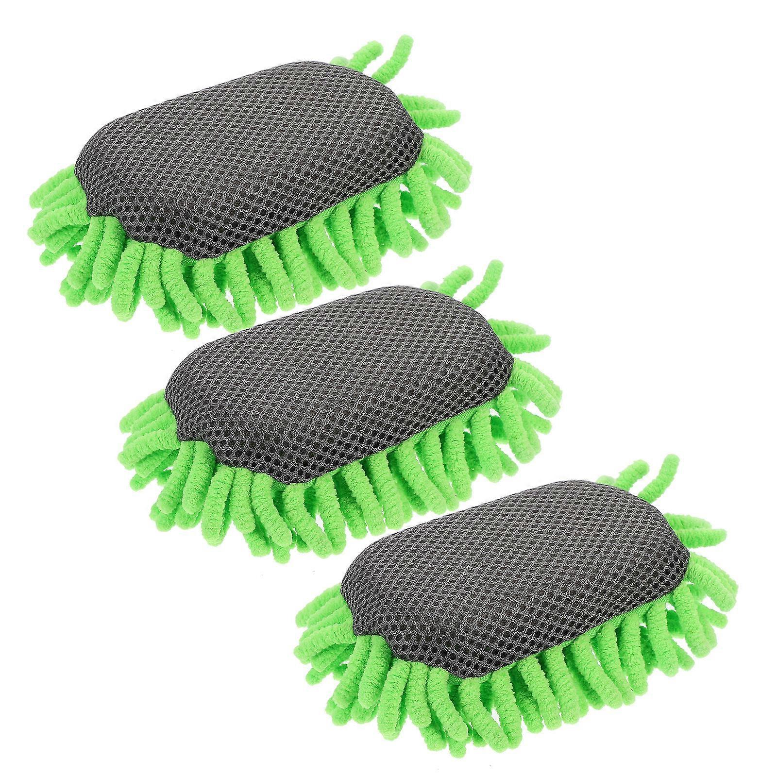 Blackboard Eraser Chalk Board Cleaner For Home Office School 13x7x5CM Green Rectangular Cleaning 3Set