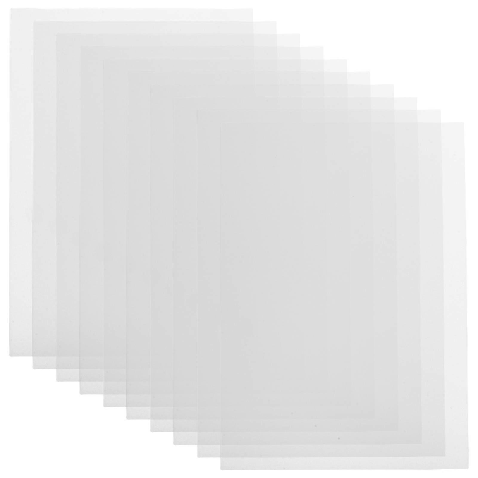 15pcs Clear PVC Plastic Sheets   Thick Transparent Crafting Boards for Picture Frames, DIY Projects, and Display   Scratch Resistant & Versatile