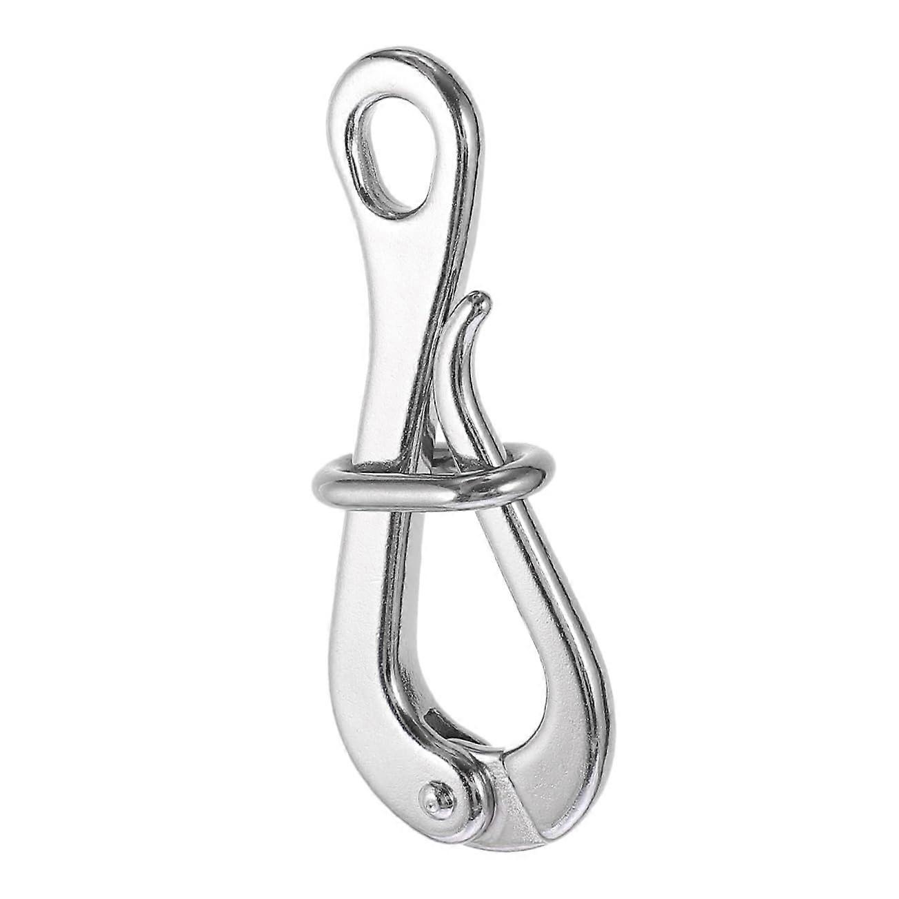 Quick Release Hook Stainless Steel Boat Hook Car Hook Climbing Equipment Portable Ship Hook