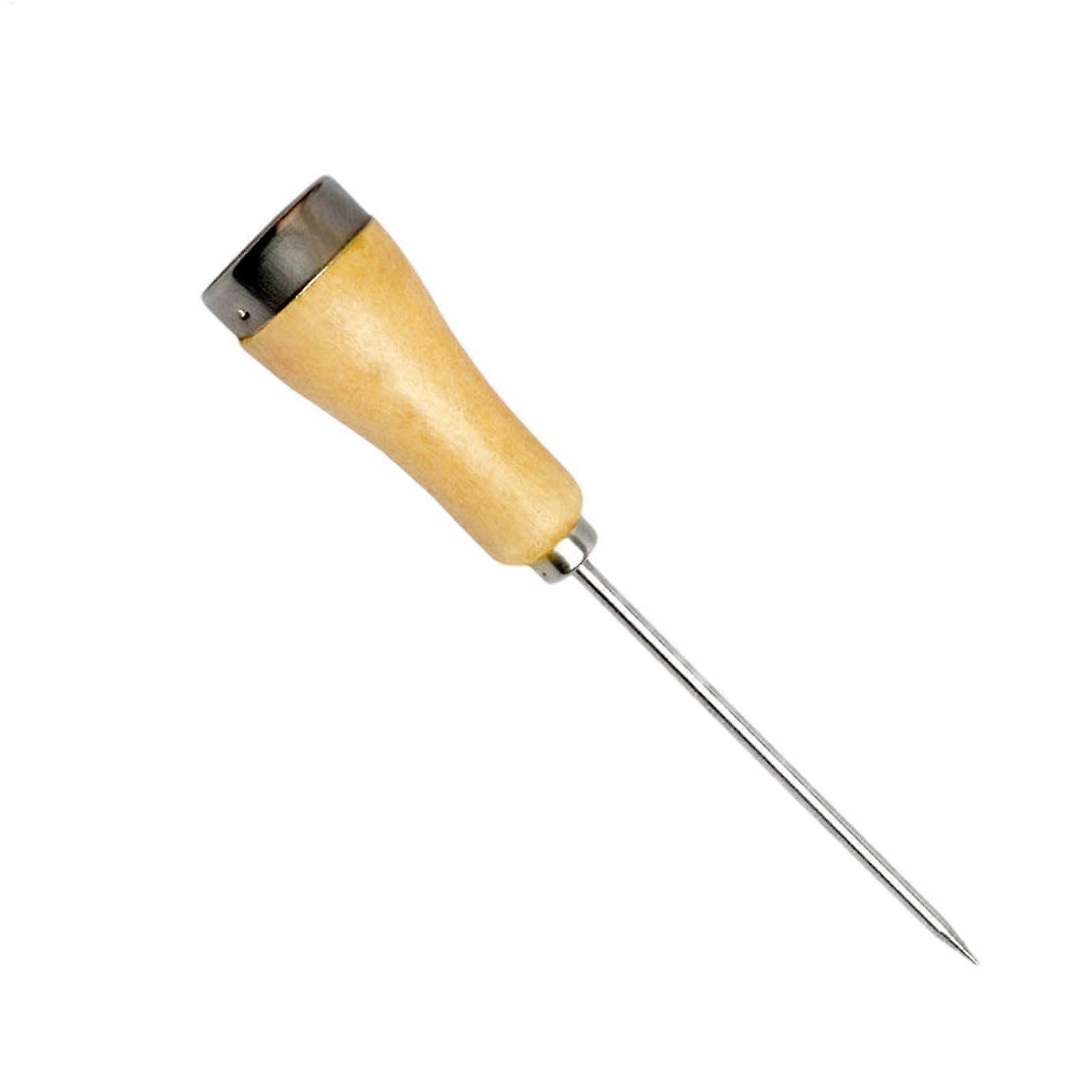 Ice axe for breaking – ice pick with wooden handle, ice scissors with wooden handle