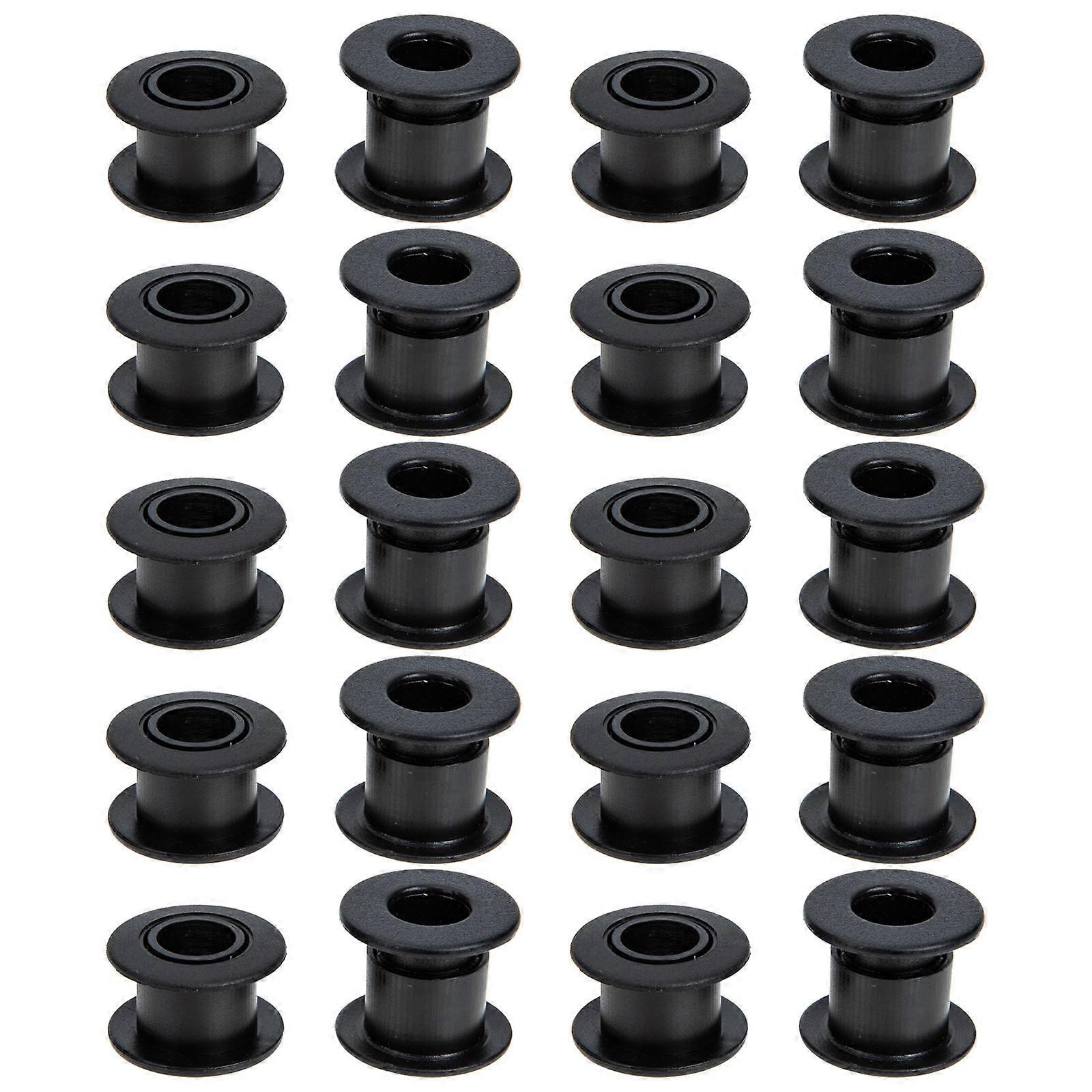 Table Football Bearings Replacement Part For Family Entertainment Simple Elegant Design Plastic Material 10Pairs