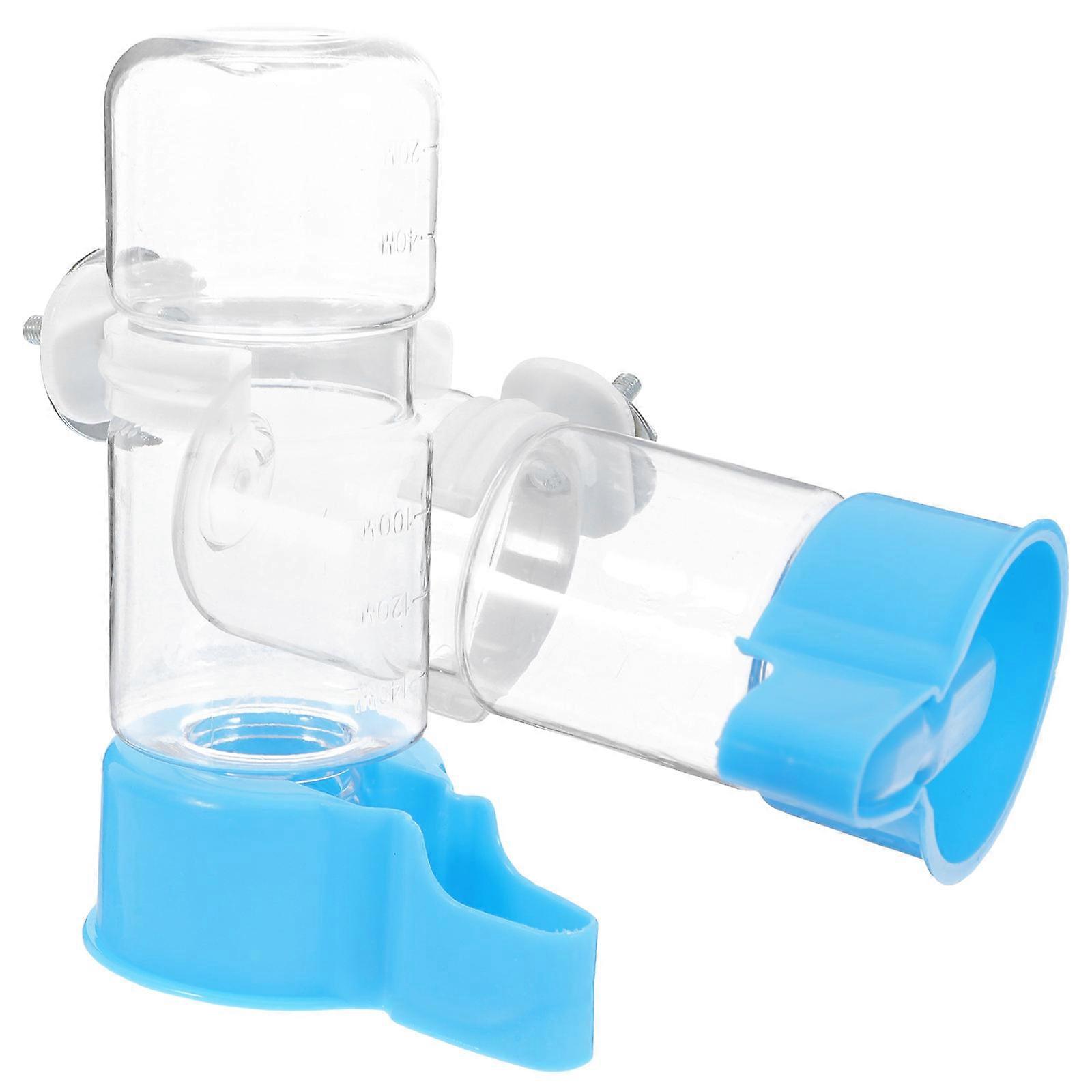 Automatic Parrot Water Dispenser Bird Cage Accessories Continuous Water Supply Blue 2Pack