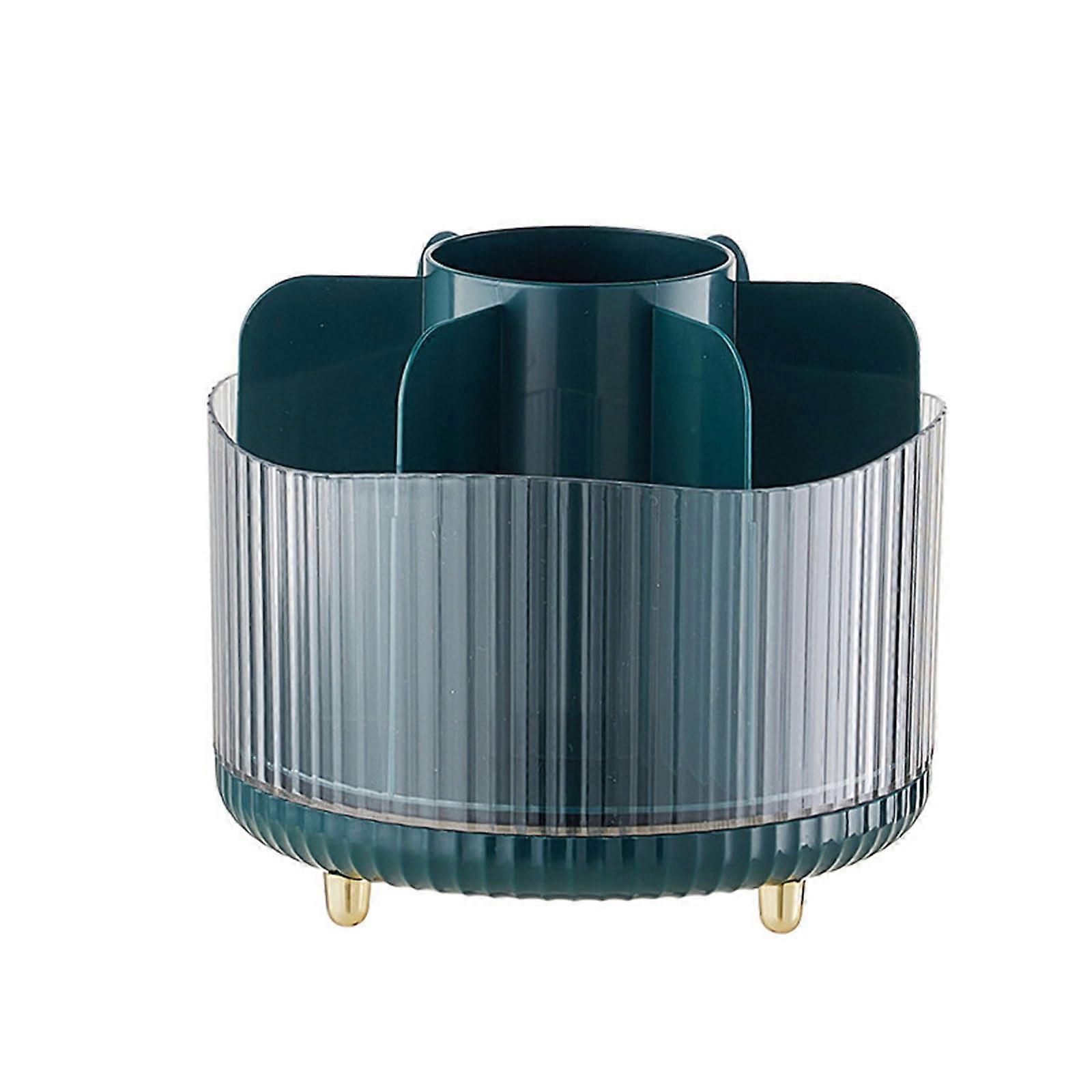 Practical, Rotatable Makeup Brush Storage Bucket, SpaceSaving, Unique Makeup Brush Holder Container 3