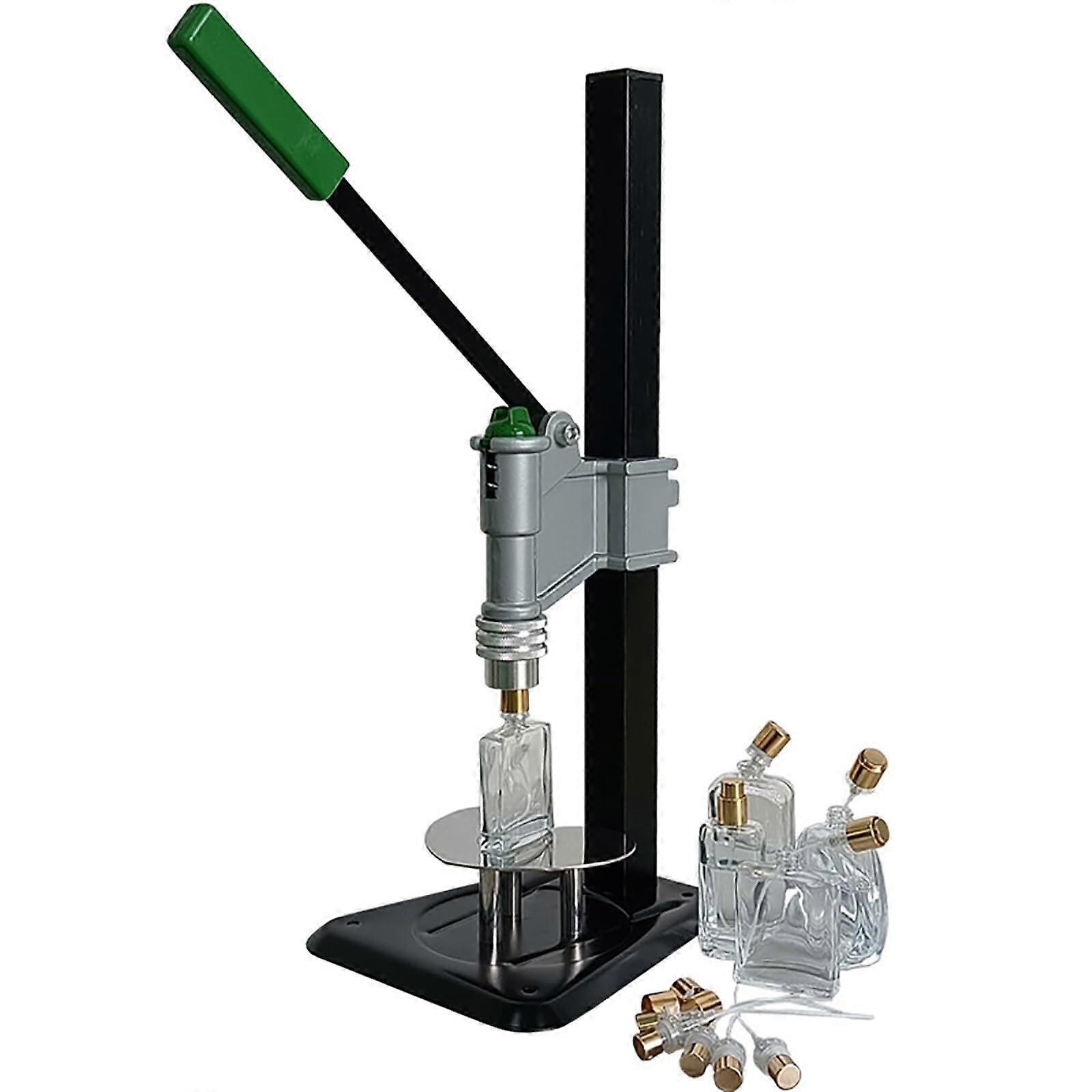 Beer Brewing Set Hand Flaring Device for Manual Table Capping of Plastic and Perfume Bottles, Height Adjustable Capping Machine