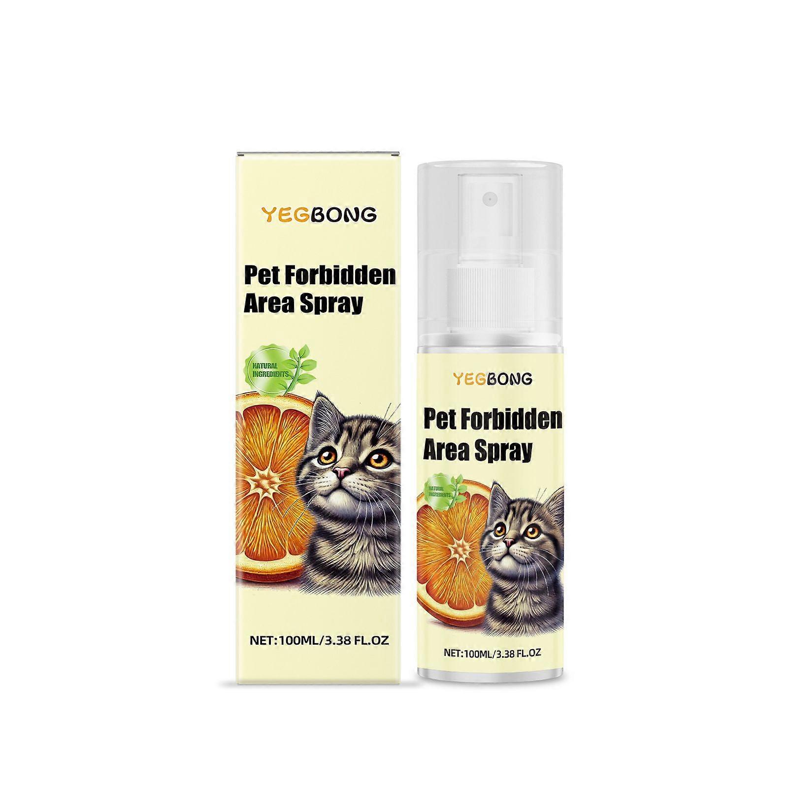 Cat Deterrent Spray 100% Natural Cat Spray Deterrent for Urine Marking & Scratching - Safe to Use Around Children and Pets, Safe for Use on Furniture