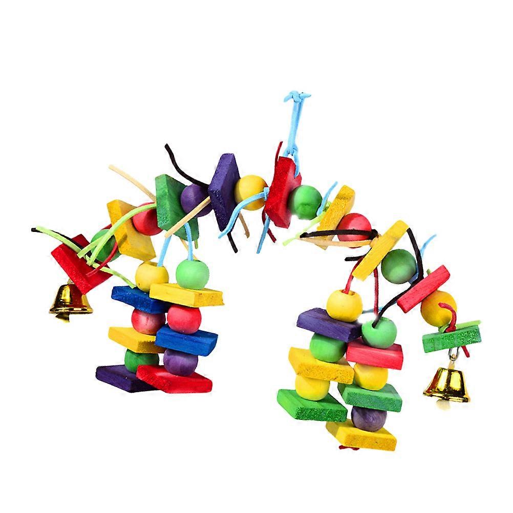 Small Bird Gnawing Toy Parrot Bite String Toy For Pet Owners Indoor .82X8.65X1.18Inch 1Pc
