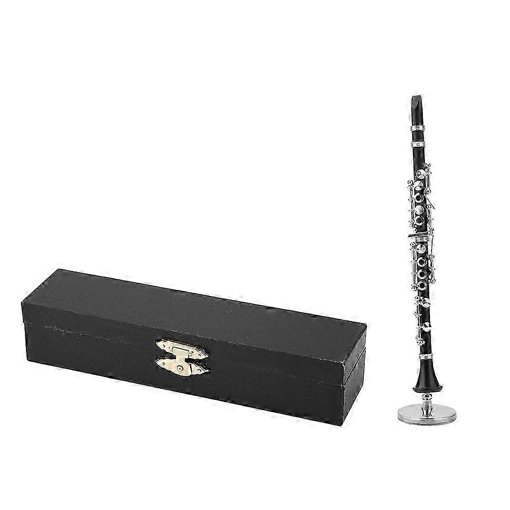 16cm Mini Clarinet Model Musical Instrument Ornament for Display Decoration