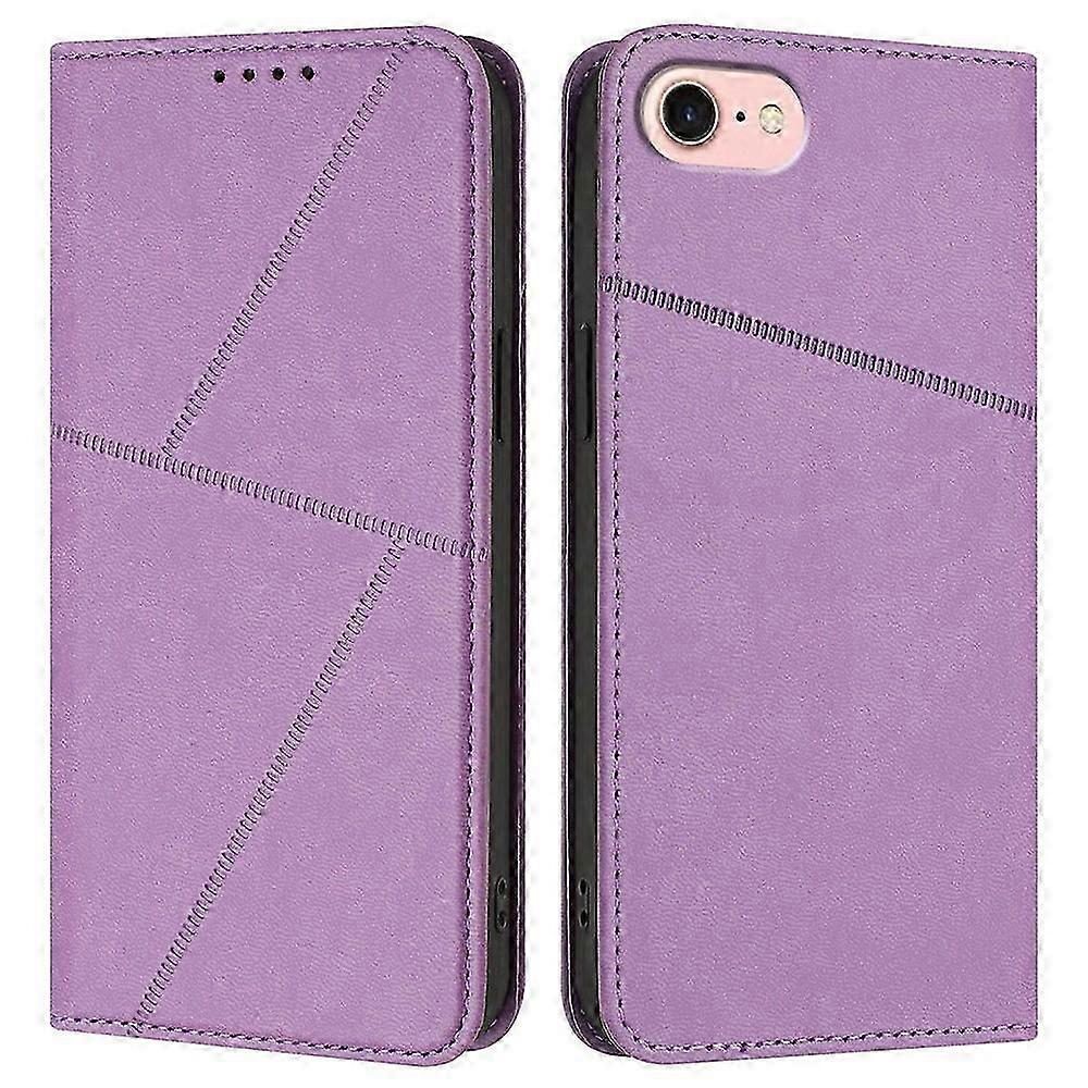 Leather Flip Wallet Case with Magnetic Closure and Stand for Compatible Brand Phone