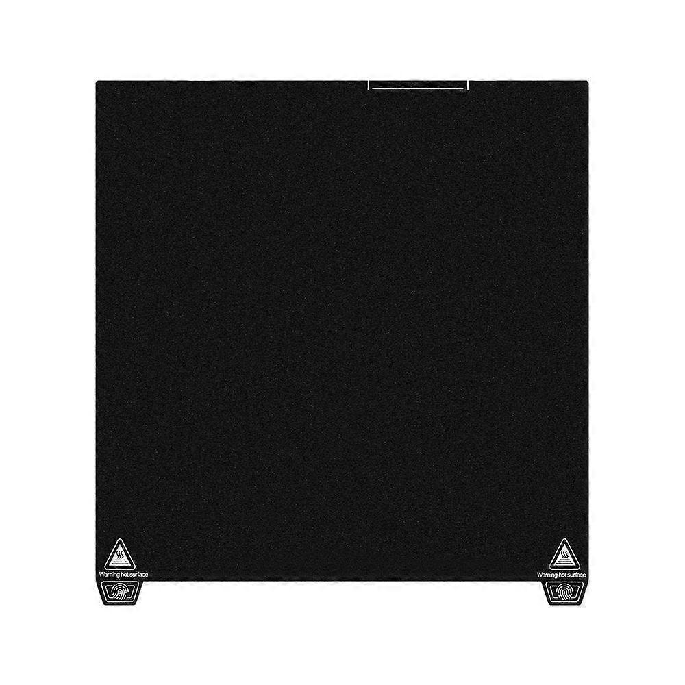 (New) 3D Printer Build Plate Spring Steel Sheet For Creality K2 Plus, Style:Black / Double-sided PEI Coating