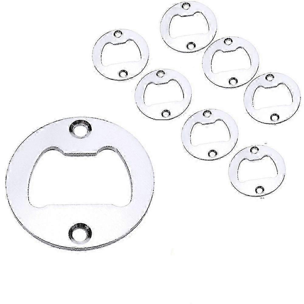 10x Bottle Opener Insert, Stainless Steel Diy Bottle Opener Hardware Kit Hardware