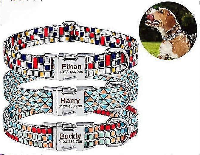 Printed Pet Collar Pet Leash Set
