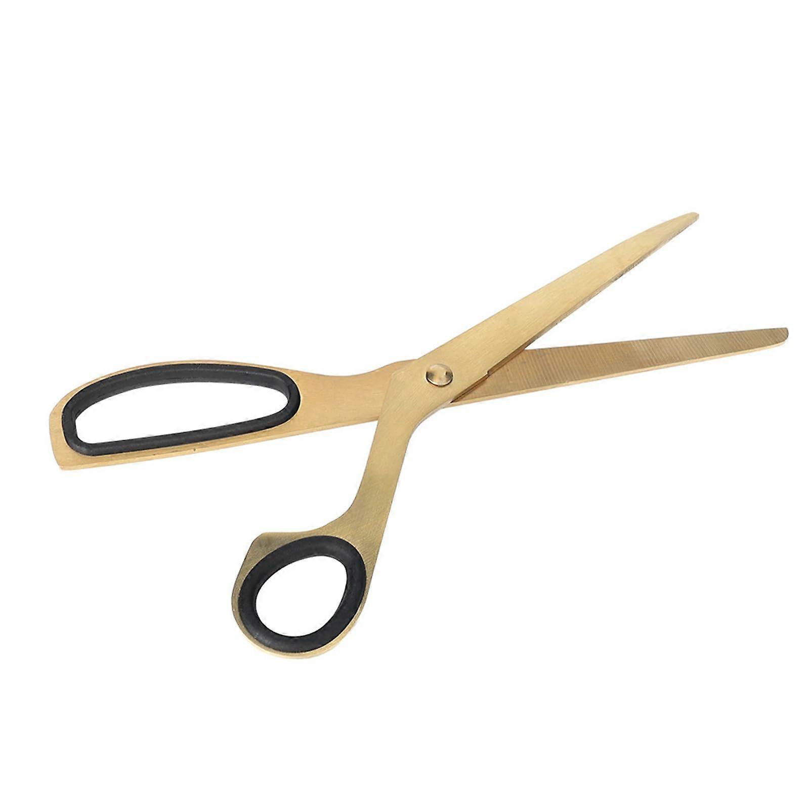 Simplified Golden Scissors, Unique Modern Black and Golden Stainless Steel Scissors