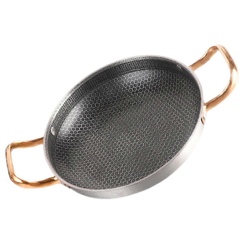 Honeycomb Stainless Steel Non Stick Frying Pan for Seafood & Eggs, Lightweight, Induction & Gas Compatible