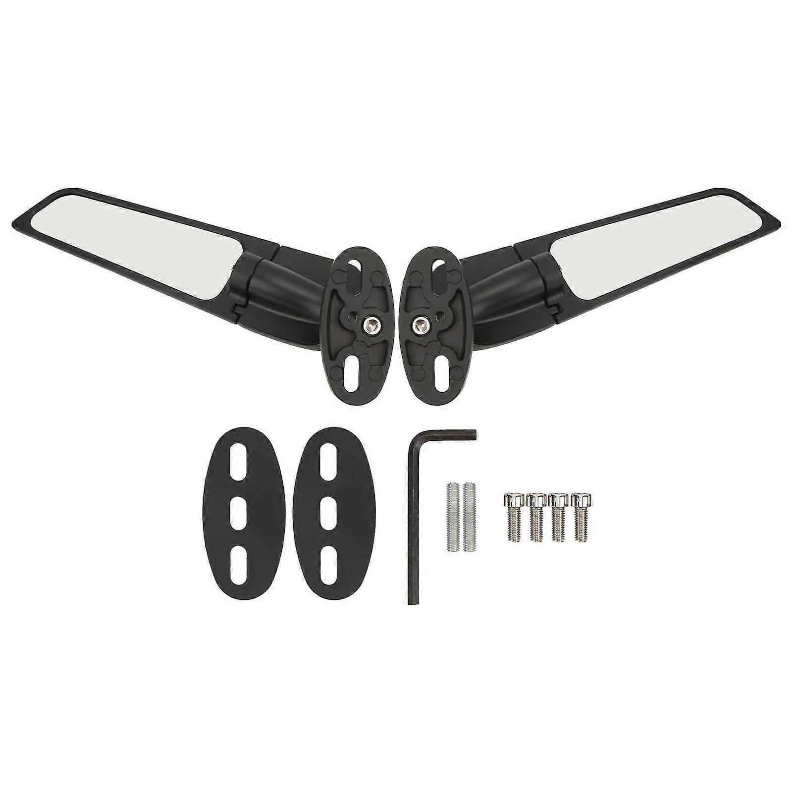 2pcs Motorcycle Wind Wing Multi Angle Adjustable Rotating Rear View Mirror Replacement for CBR250R CBR300R CBR500