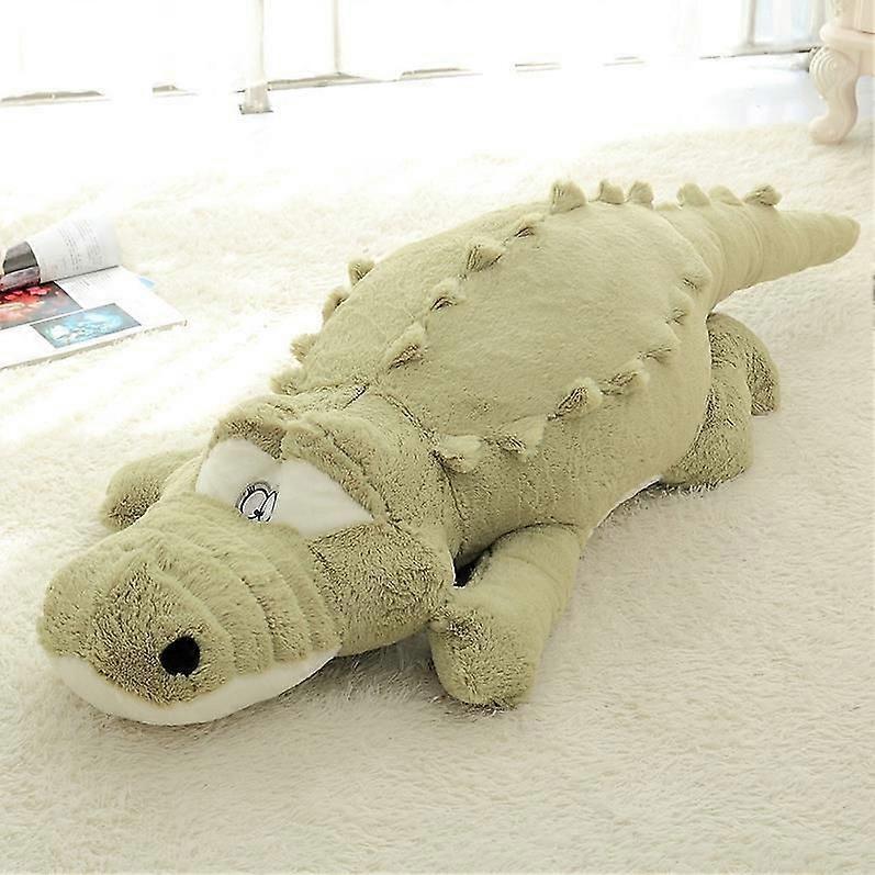 Big Size Crocodile Plush Pillow Mat Plush Crocodile Soft Stuffed Animal Toy