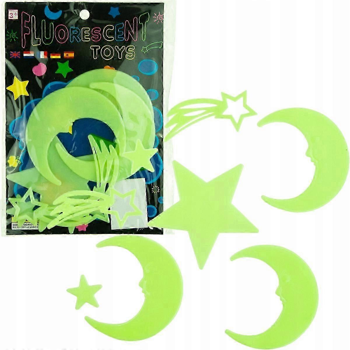 Stars Fluorescent Stickers Glowing Space  hk