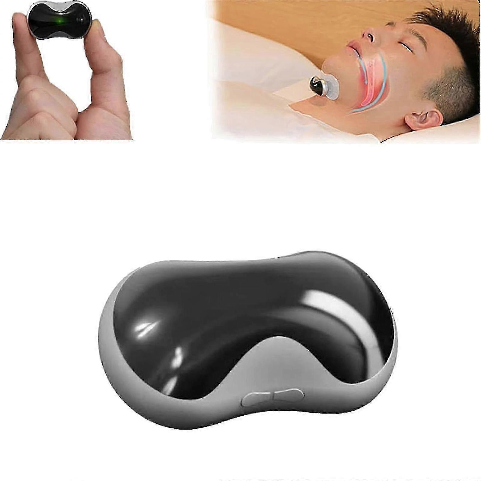 New Smart Anti-snoring Device EMS Pulse Sound Wave Induction anti Sleep Snoring Artifact Specializing Snoring for Men Women
