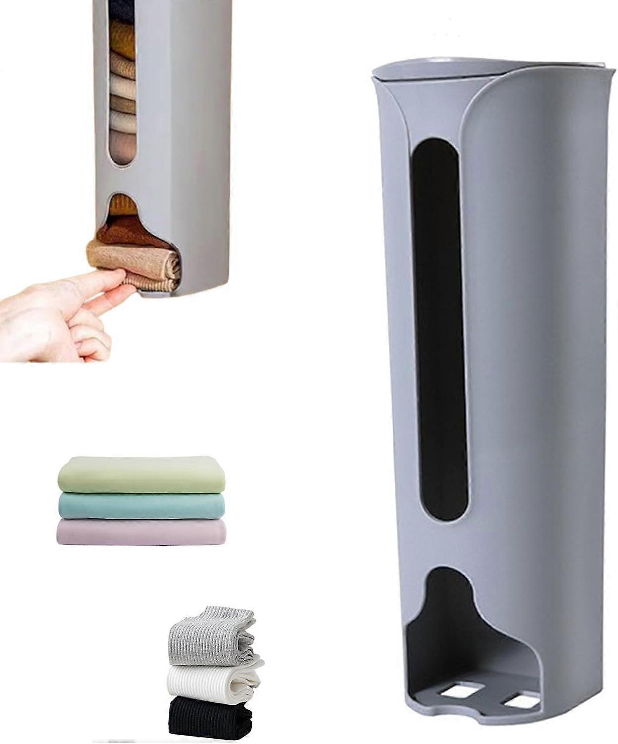 ZENGO 3pcs Επιτοίχιο κουτί αποθήκευσης καλτσών, επιτοίχιο κουτί αποθήκευσης εσωρούχων , επιτοίχιο κουτί αποθήκευσης κάλτσες εσωρούχων (γκρι)