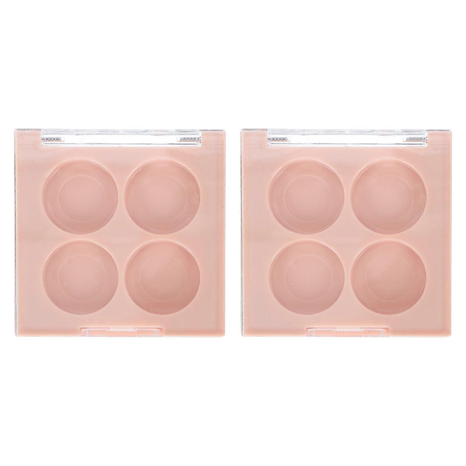 2Pcs Practical Cosmetics Storage Trays Eyeshadow Lipstick Sub Package Trays