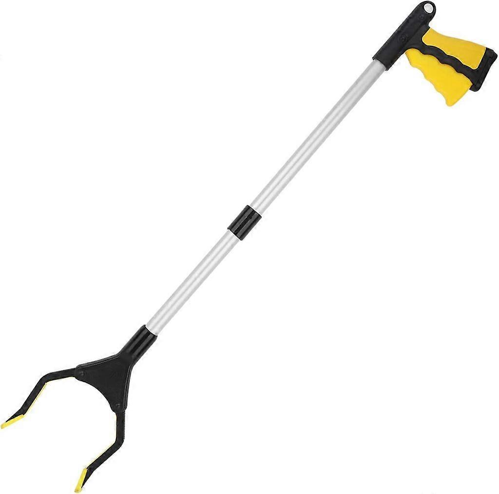 Foldable Aluminum Gripper with Magnetic Tip, Non-Slip Rubber, Long Arm, for Seniors/Trash Collection