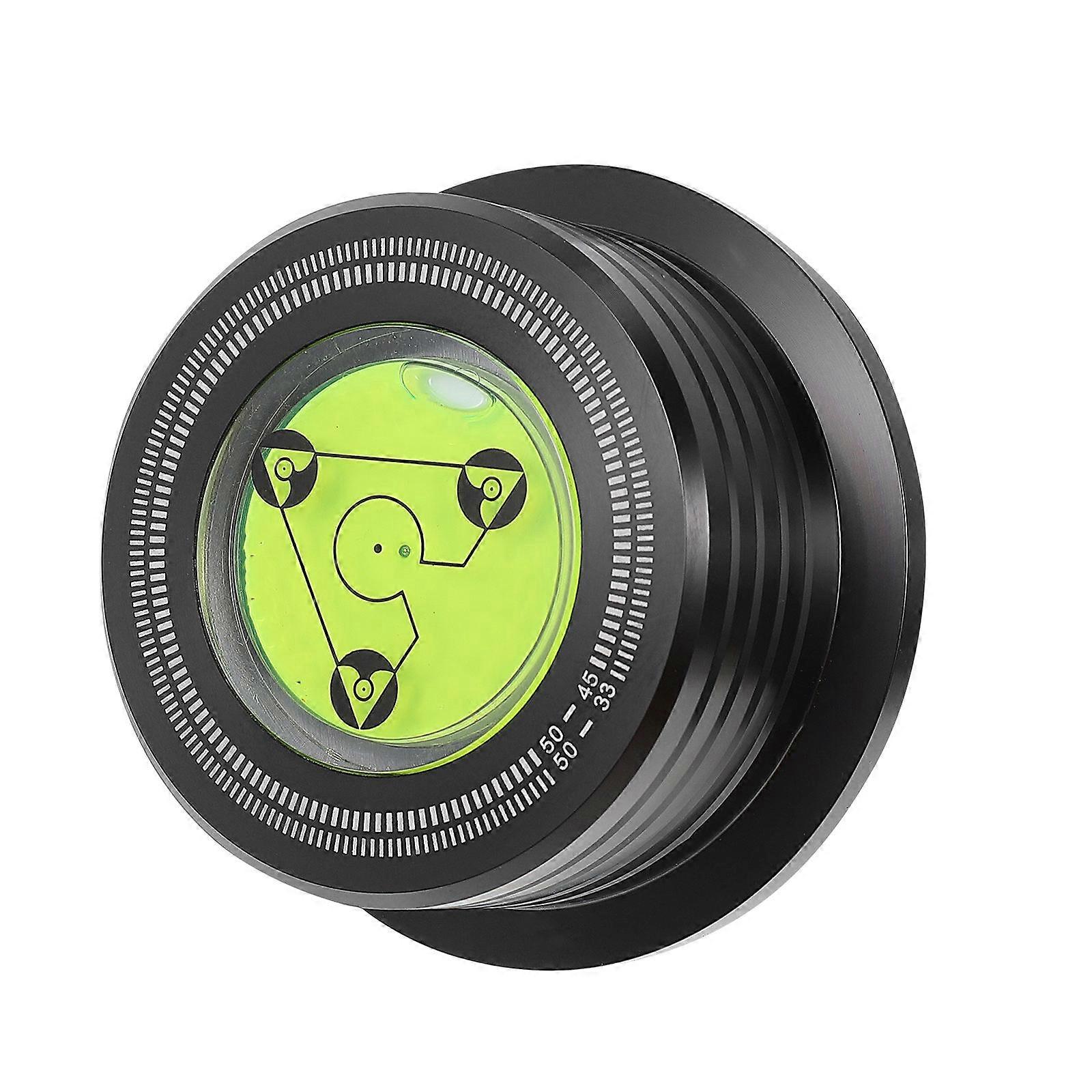 Vinyl Stabilizer Speed Detection Tool For Record Playing With Record Compatibility Black Color 1Pack