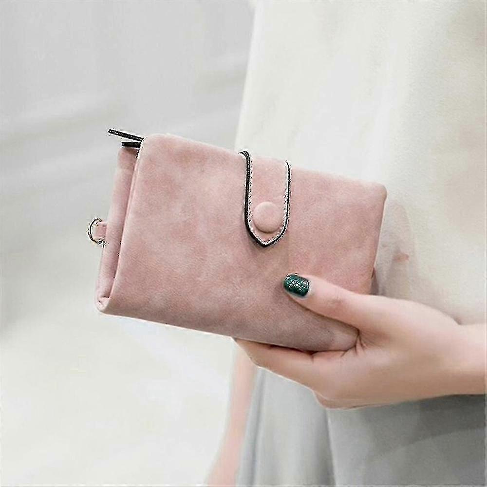 Alexvyan Pink Small Bi-Fold Women's Wallet - PU Leather, Card Slots & Coin Purse, Perfect Gift - View #4