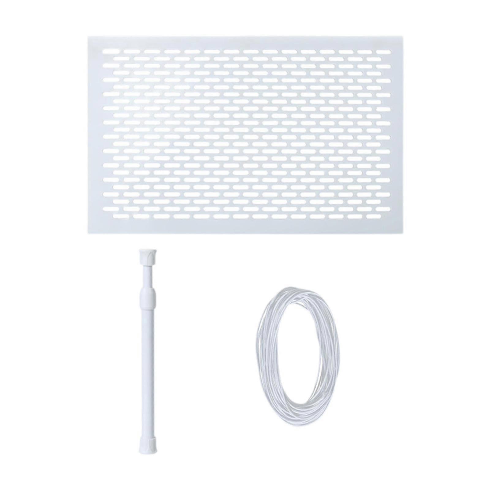 Pool Leaf Skimmer Net Set, Protective Grille for Above Ground Pools, Lightweight