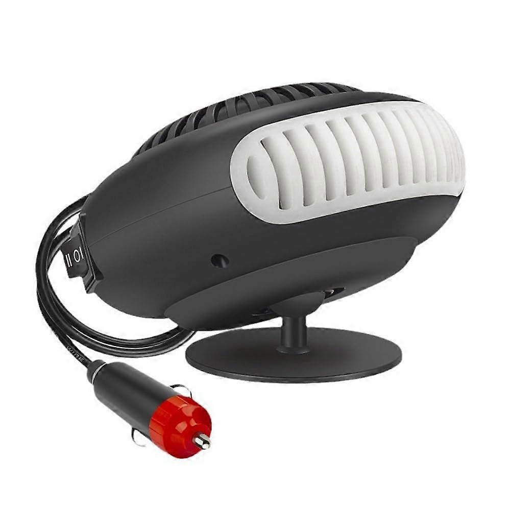 Portable Car Heater 12V 120W Windshield Defroster with 360-Degree Rotation and Cooling Fan for All Vehicle Models