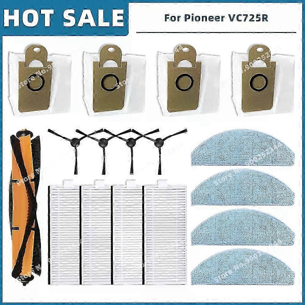 Compatible Replacement Parts Accessories for Certain Brands Main Side Brush Filter Mop Cloth