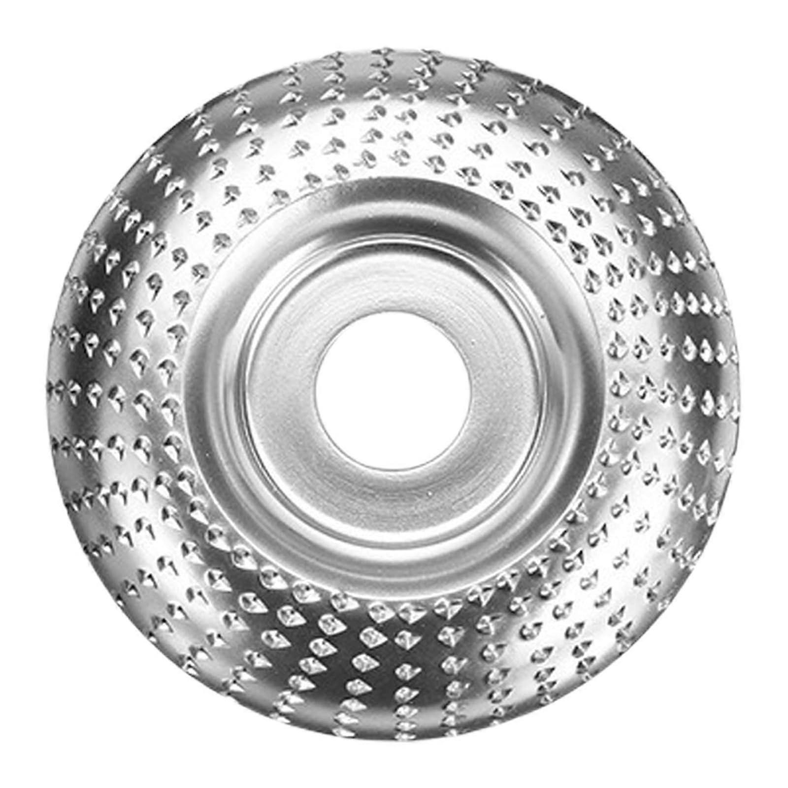 Wood Carving Disc 16mm Bore Angle Grinding Loop Shaping Wheel Rotary Tool Silver Model for Woodworking