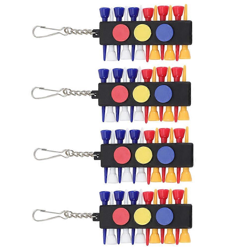 High Golf Tee Holders for Storage Use 4Sets Practical Tee Holding Accessories