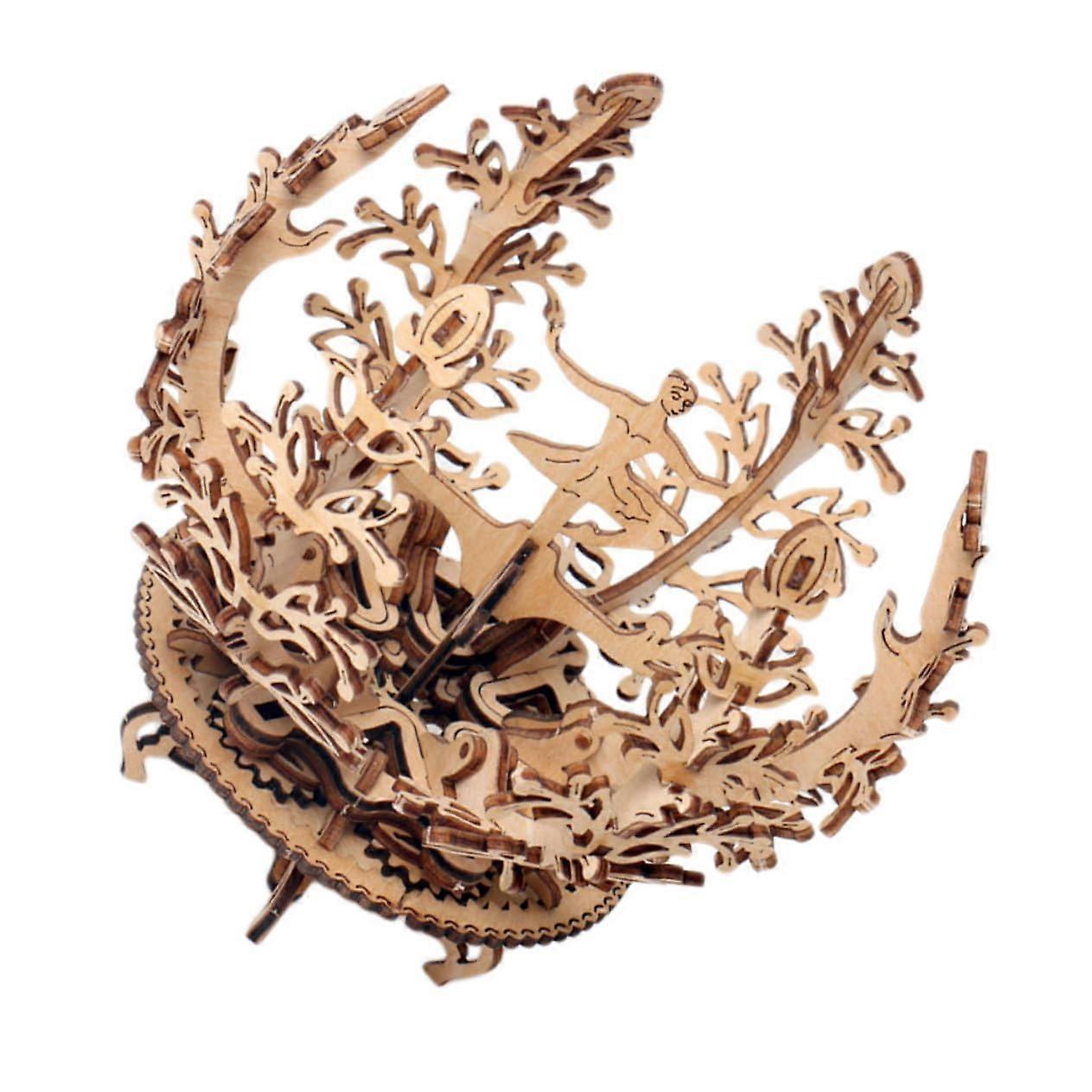 1 Piece 3D Stereo Puzzle Puzzles ThreeDimensional Puzzle Cool Bamboo