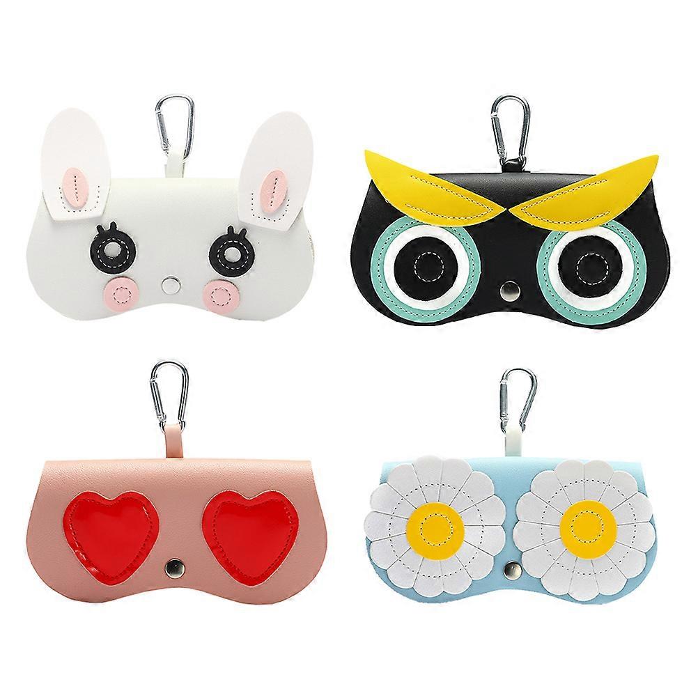 Sunglasses Pouches Sunglasses Storage Holder Simple Design Portable For School 4Pcs