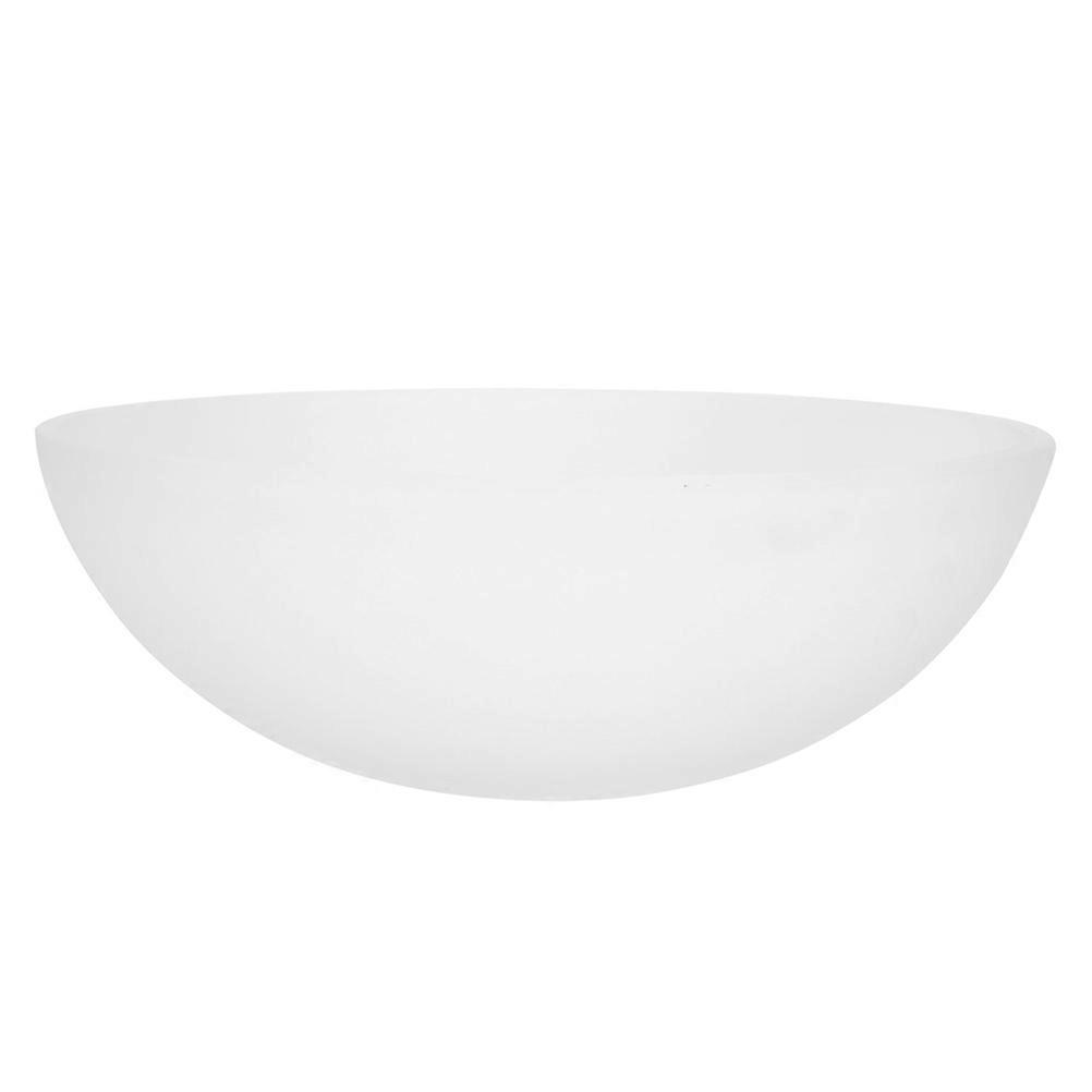 Hanging Lampshade for Chandelier Decorative Glass Lampshade White Color 20x20cm Light Diffusion 1Set