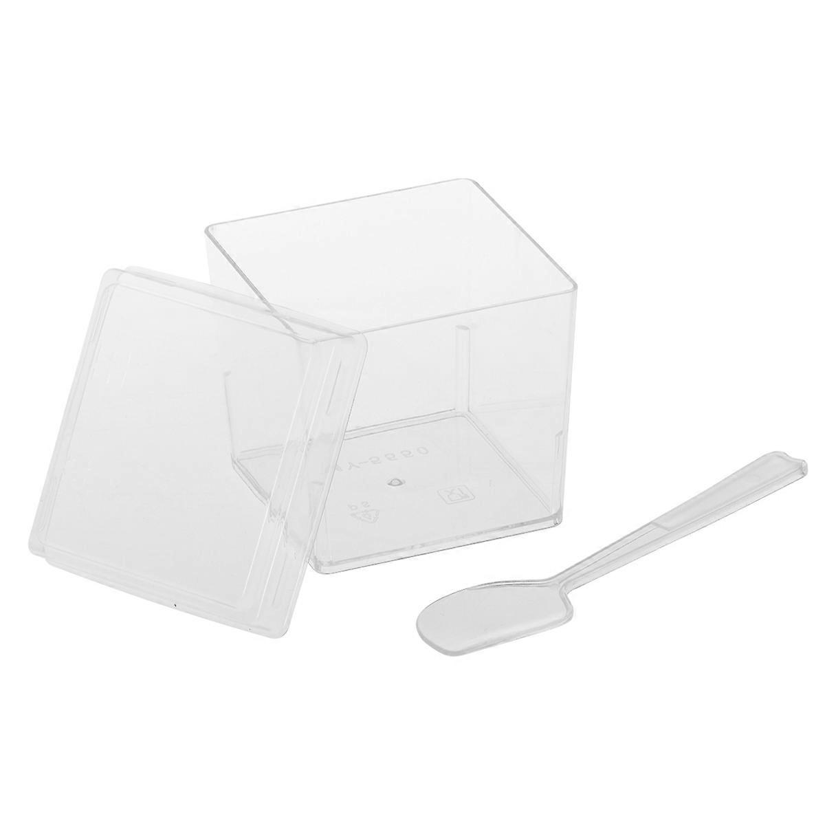 Transparent Dessert Cup with Great Sealing Effect for Catering and Dessert Use 120ML