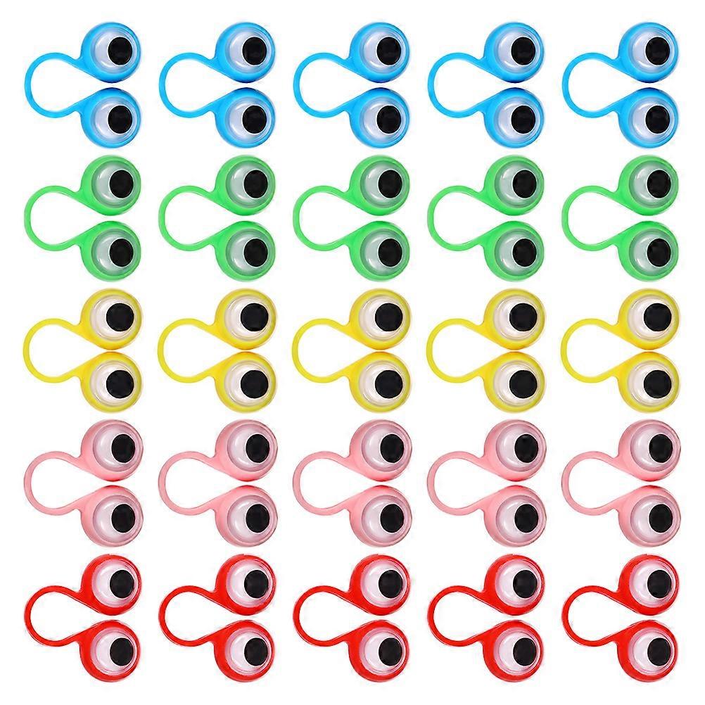 Eye Ring Finger Plaything Stage Performance Creative Learning Not Easy To Break 100Pcs