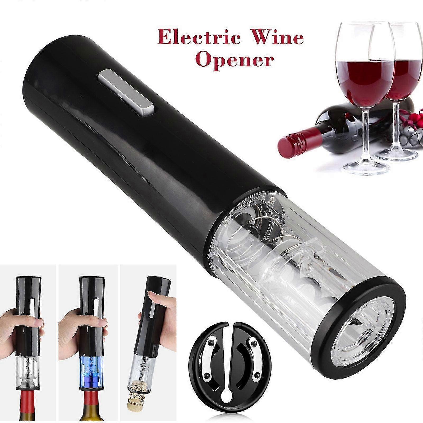 Cordless Electric/Non Electric Corkscrew, Automatic Screw Wine Corkscrew Tool with Foil Cutter, Battery Powered Wine Cork Remover 2025