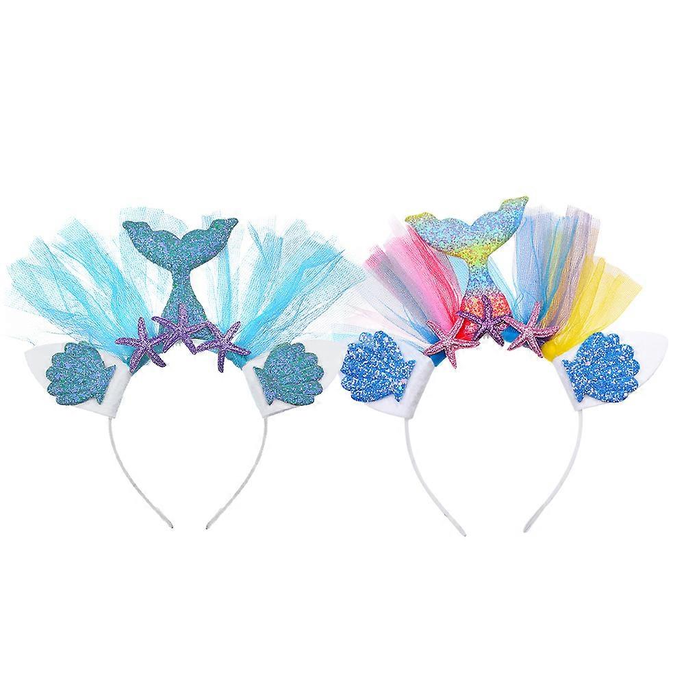Headband Party Favor Multi Color Gauze Design Component 1Set