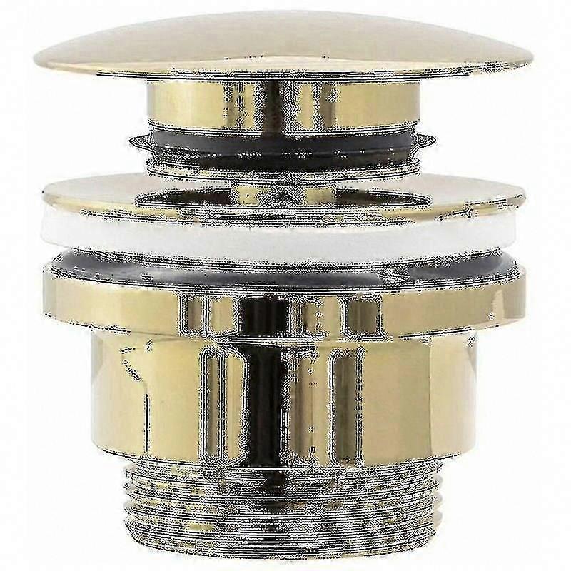 Universal Waschtischablauf Clic-Clac Echtgold - XC