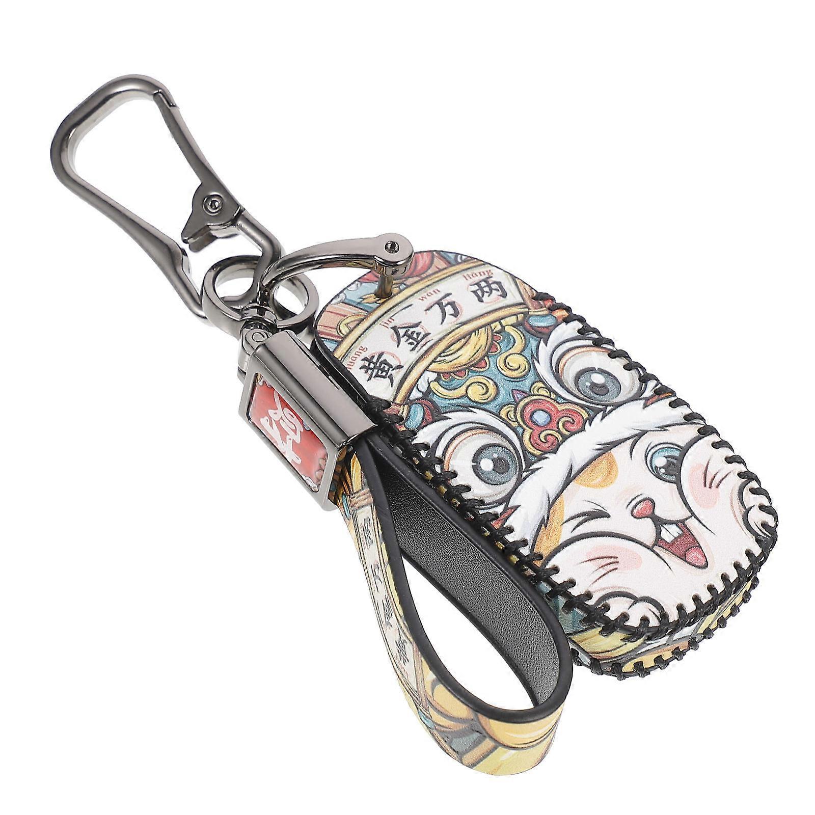 Practical Car Key Fob Protector in Assorted Color Made of Synthetic Material for Everyday Use 3.5 x
