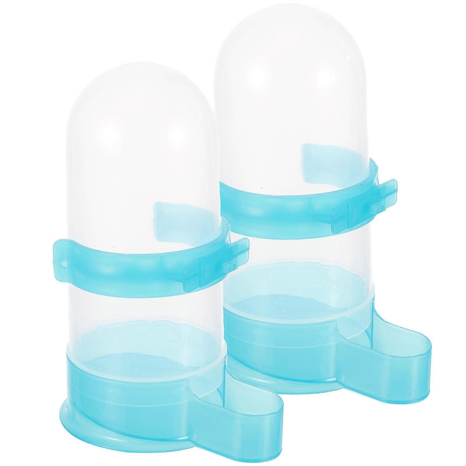 2Pcs Parakeet Water Dispenser for Cage Pigeon Feeder Pigeon Water Drinker Bird Cage Water Dispenser