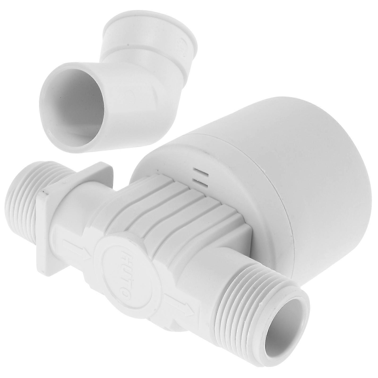 Automatic Water Level Control Valve for Water Tanks Made of PA Nylon White Color 3/4 Inch Side Inlet