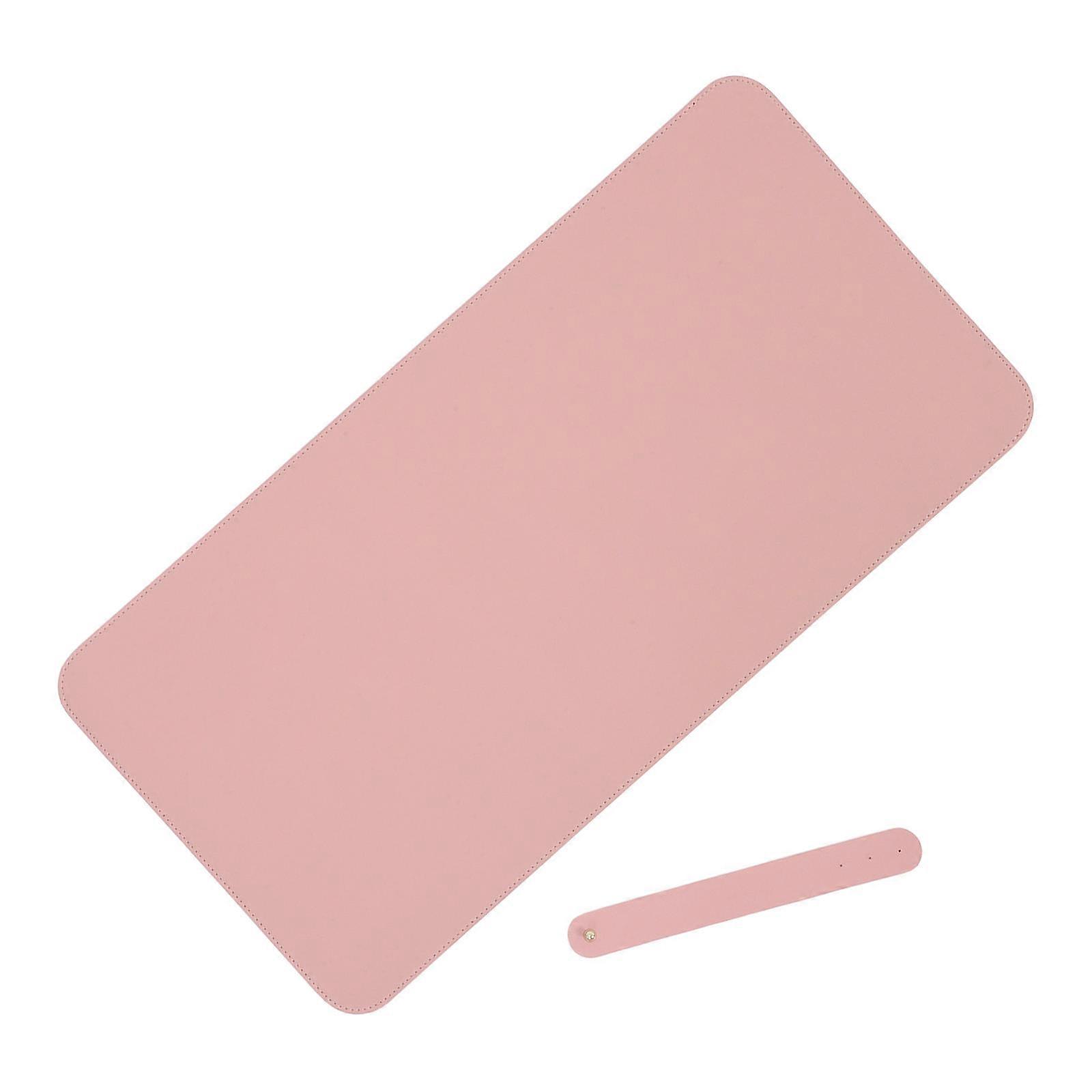 Pink Extra Large Mouse Pad for Desk with Artificial and Wood Ideal for Home Use 24.5 x 18 inches