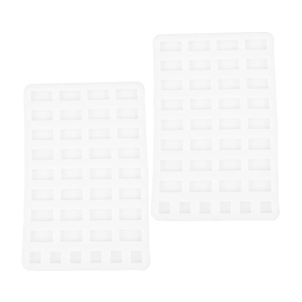 2pcs Mini Brick Mold Set   Multi Design DIY Molding Tool for Wall Bricks, Table Models & Miniature Building Crafts