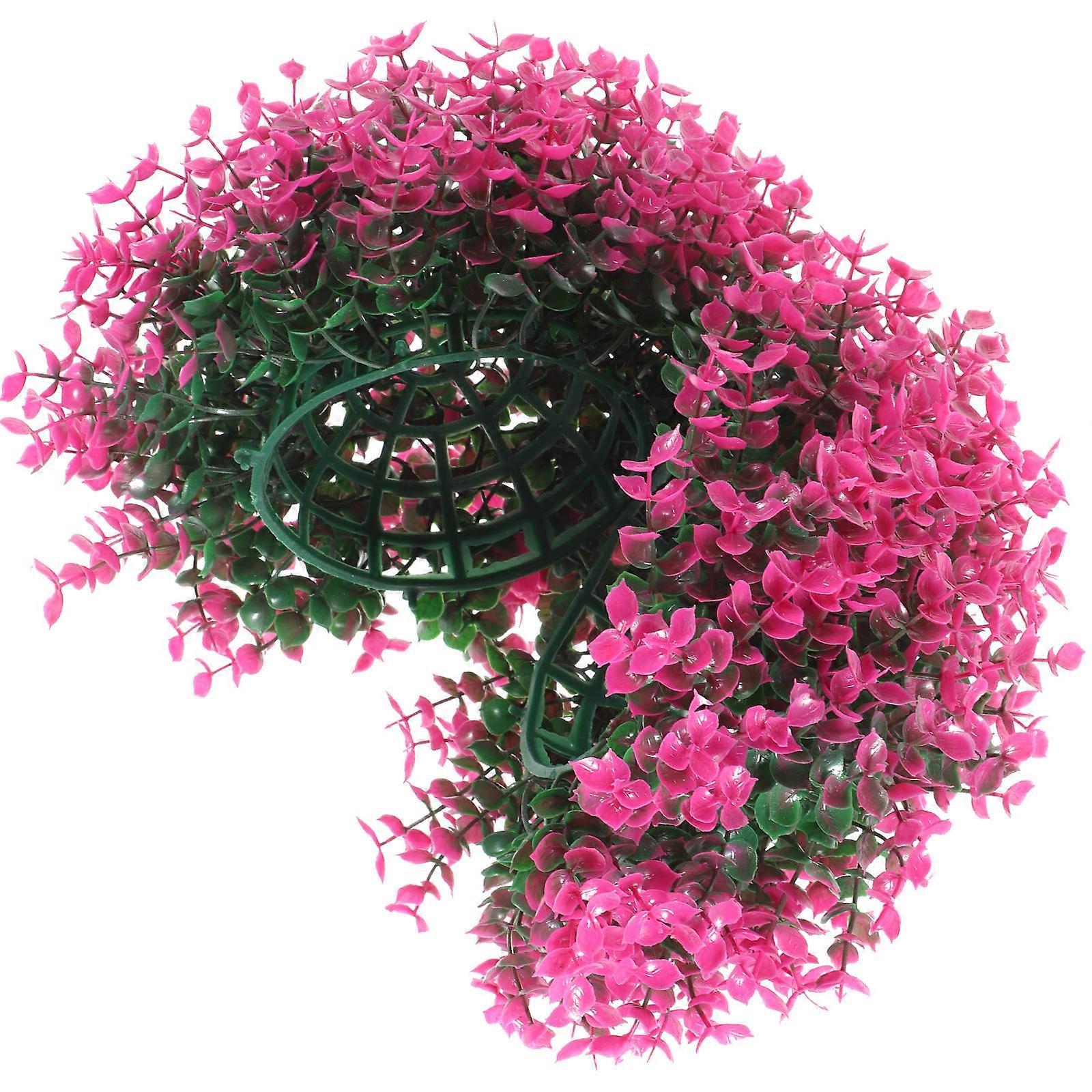 Hemoton 1 Set Artificial Grass Ball Hanging Decoration Vivid Simulation Plant Topiary Grass Ball Pendant