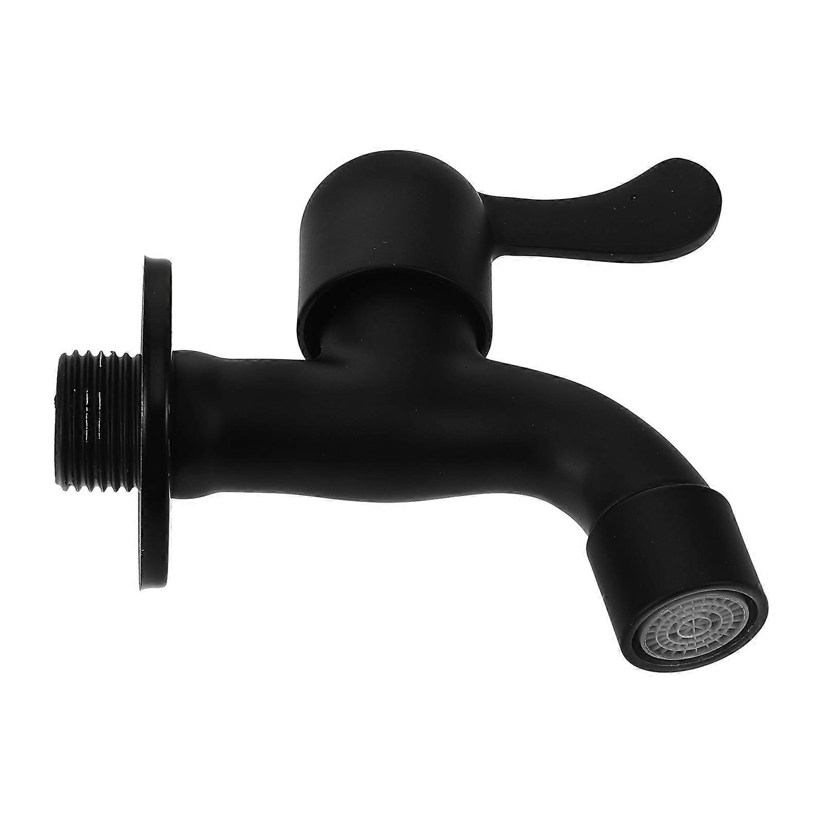 Water Tap Wall Mount Stainless Steel Faucet Kitchen And Garden Use 10.00X9.00X2.80Cm Single Cold Fast Open Design 1Set