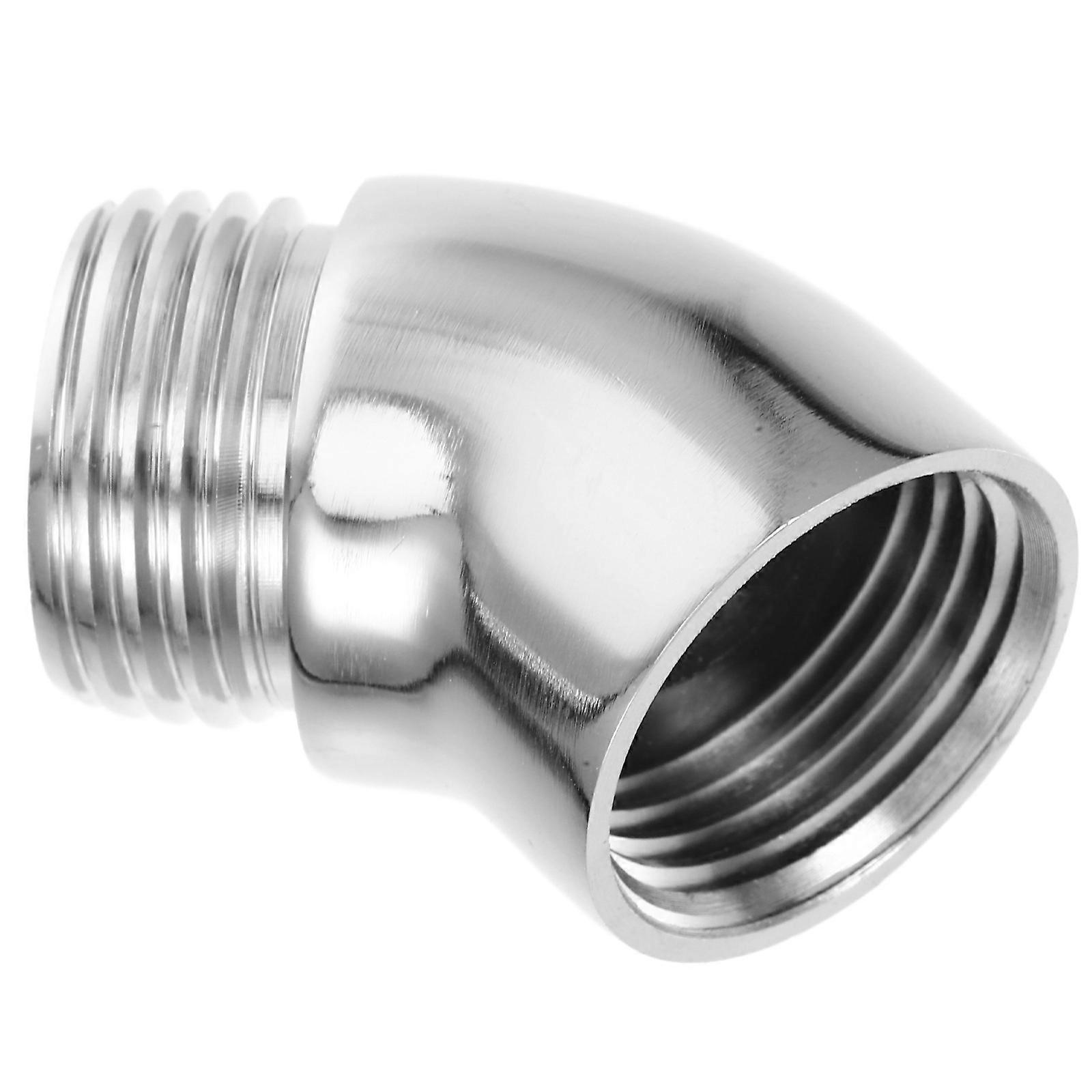 Shower Swivel Adapter Copper Connector Elbow Shape Bathroom Installation Angle Adjustment 1Set